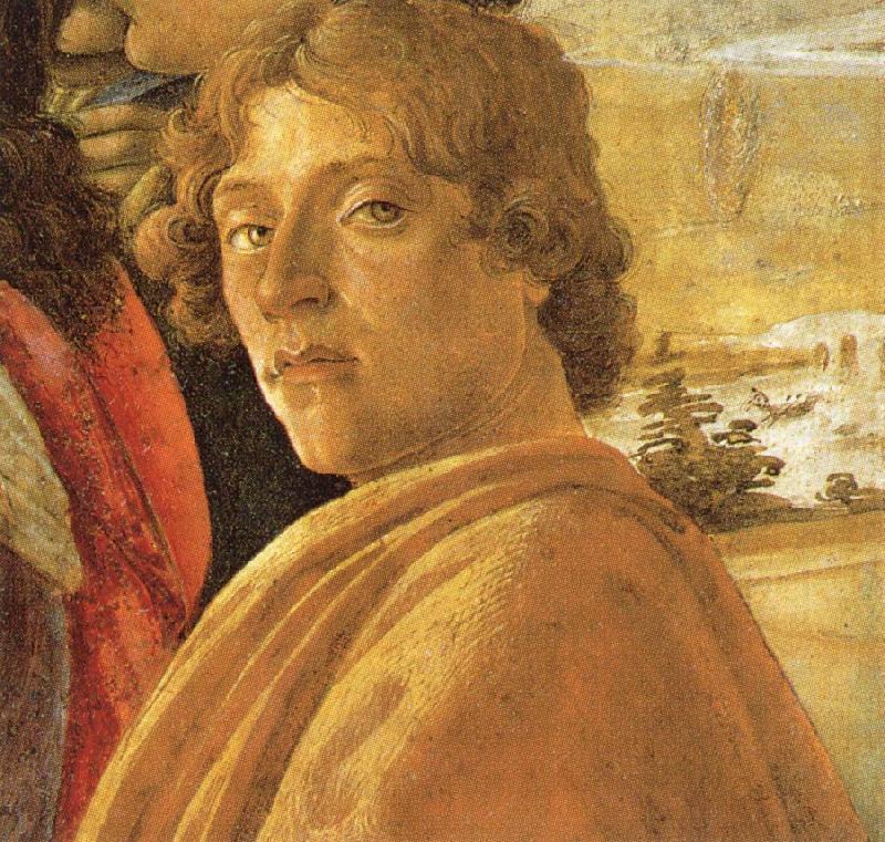 Sandro Botticelli Self-Portrait oil painting image